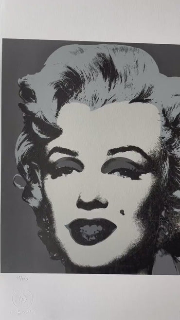 Genummerde editie ANDY WARHOL Marilyn Monroe Gesigneerd - Certificaat - Leo Castelli - Pop art -- lithograph