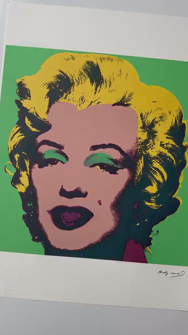 Genummerde editie ANDY WARHOL Marilyn Monroe Gesigneerd - Certificaat - Leo Castelli - Pop art -- lithograph