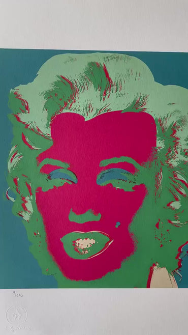 Genummerde editie ANDY WARHOL Marilyn Monroe Gesigneerd - Certificaat - Leo Castelli - Pop art -- lithograph