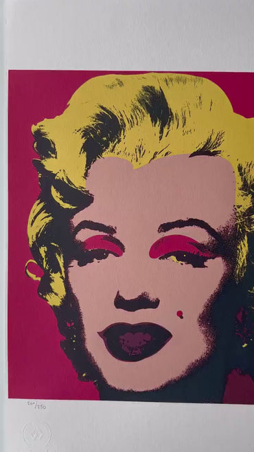 Genummerde editie ANDY WARHOL Marilyn Monroe Gesigneerd - Certificaat - Leo Castelli - Pop art -- lithograph
